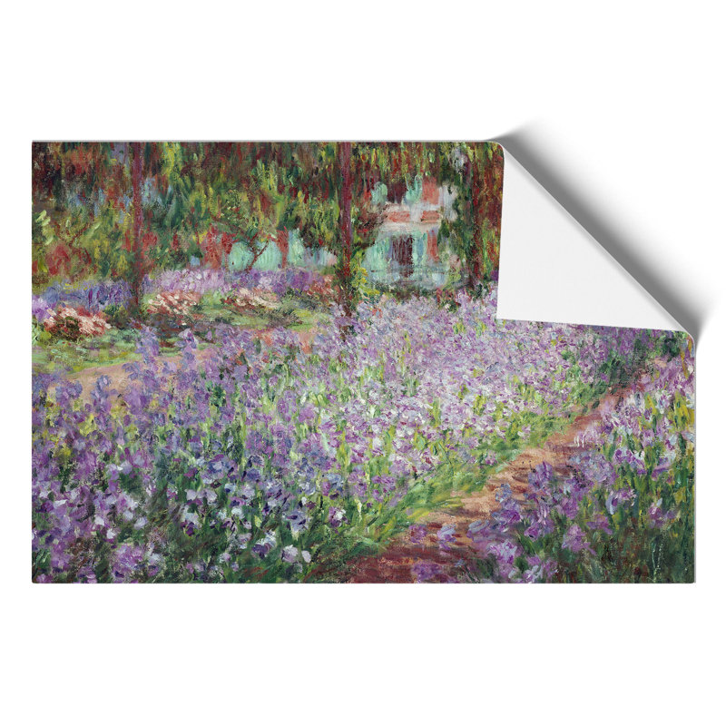 Irises in Monets Garden by Claude Monet - Frameless Print, 21cm H x 30cm W x 0.1cm D
