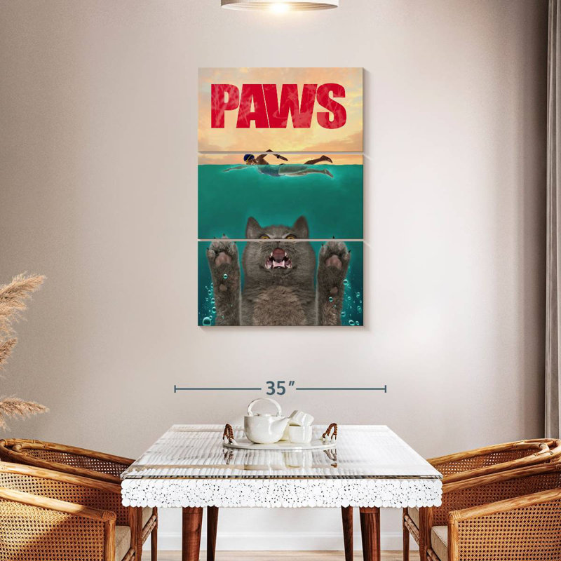 Ketti Paws I, 32" H x 20" W