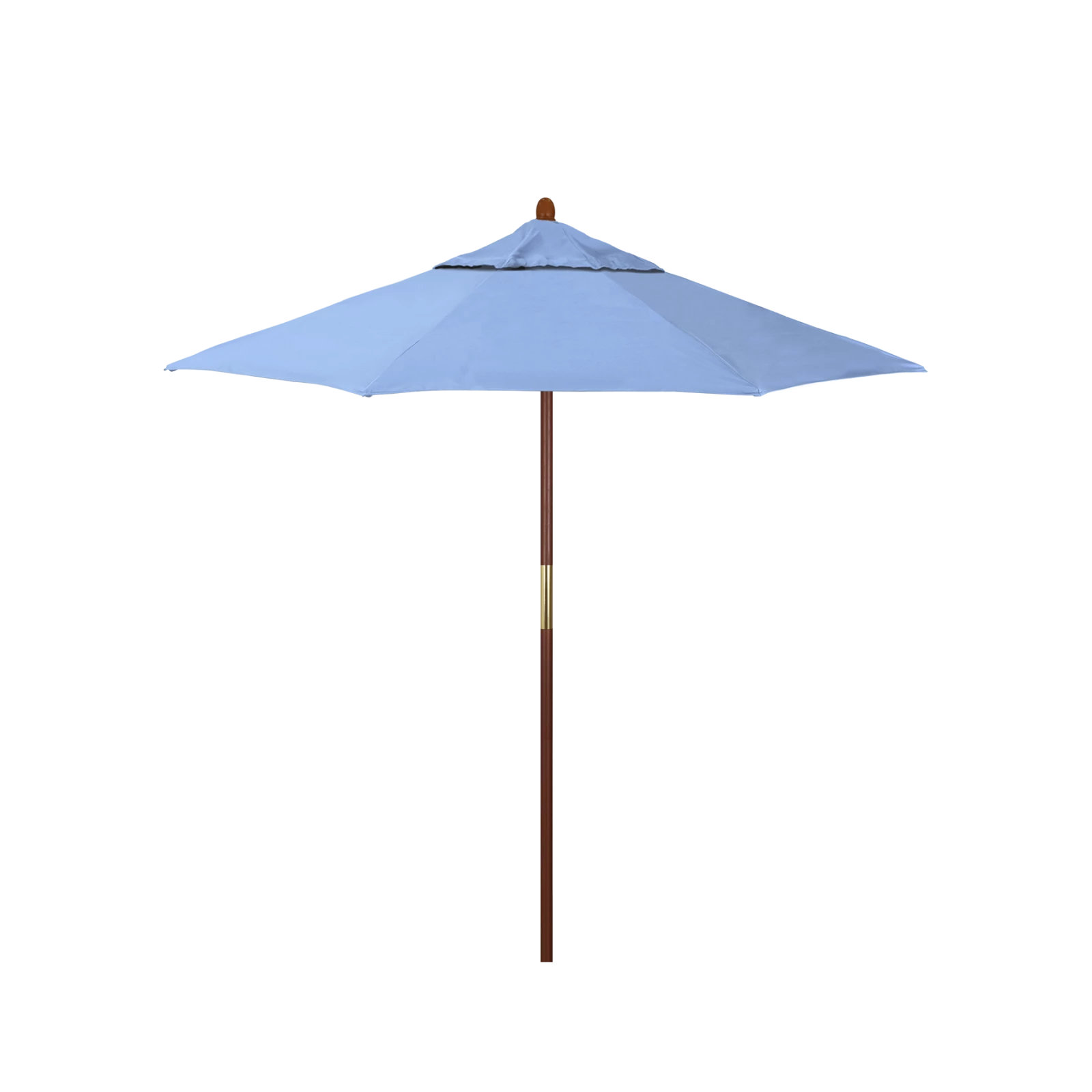 Manford 90'' Sunbrella® Outdoor Umbrella, Canvas Air Blue Sunbrella® Canvas