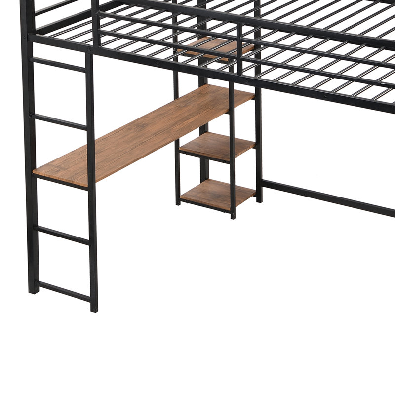 Lit mezzanine double pour enfants Lazlo