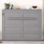 Lit escamotable double pleine grandeur, gris-1246383084-1246383087