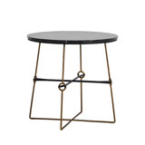 Stefan 100% Marble Frame End Table