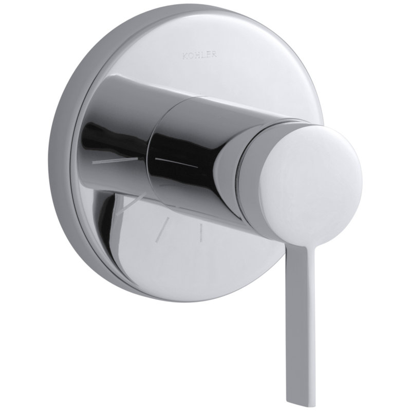 Stillness® Valve Trim with Lever Handle for Volume Control, Polished Chrome