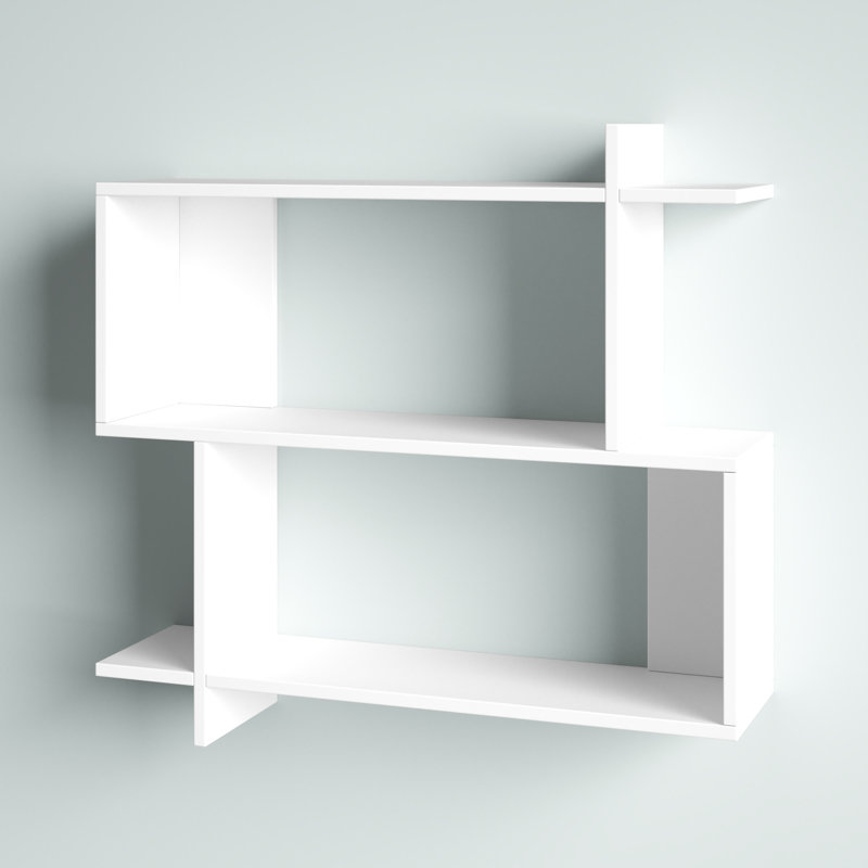 Hansley 3 Piece Floating Shelf, White