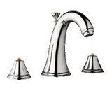 Geneva Widespread Bathroom Faucet, Less Handles