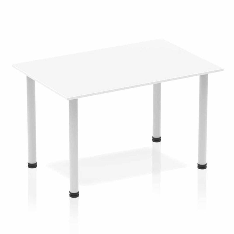 Kyvan Rectangle Conference Table, 72.5cm H x 120cm L x 80cm D, White
