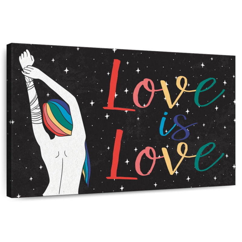Tergel Starry Pride Love Is Love, H 24 po x l 36 po