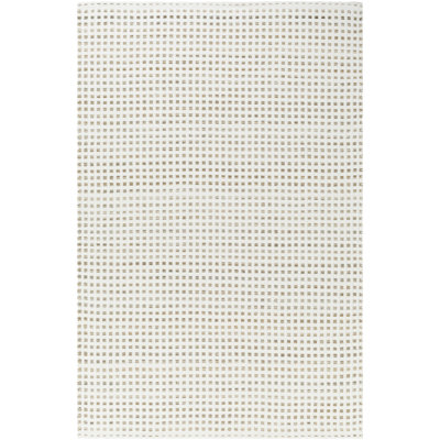 Gilson Hand-Woven Beige Geometric Rug