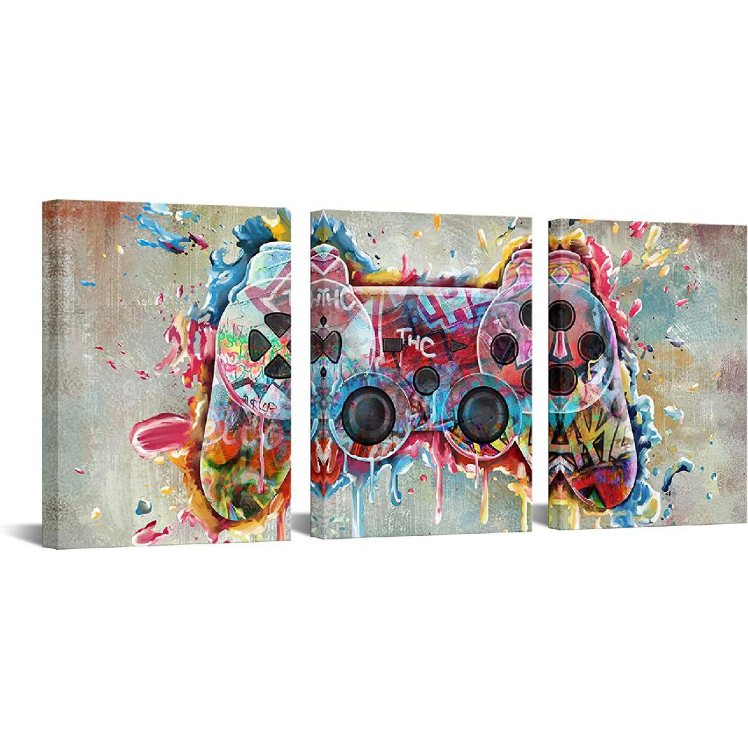 Epic Graffiti 'Do A Barrel Roll' by Dean Russo, Canvas Wall Art, 12x16 