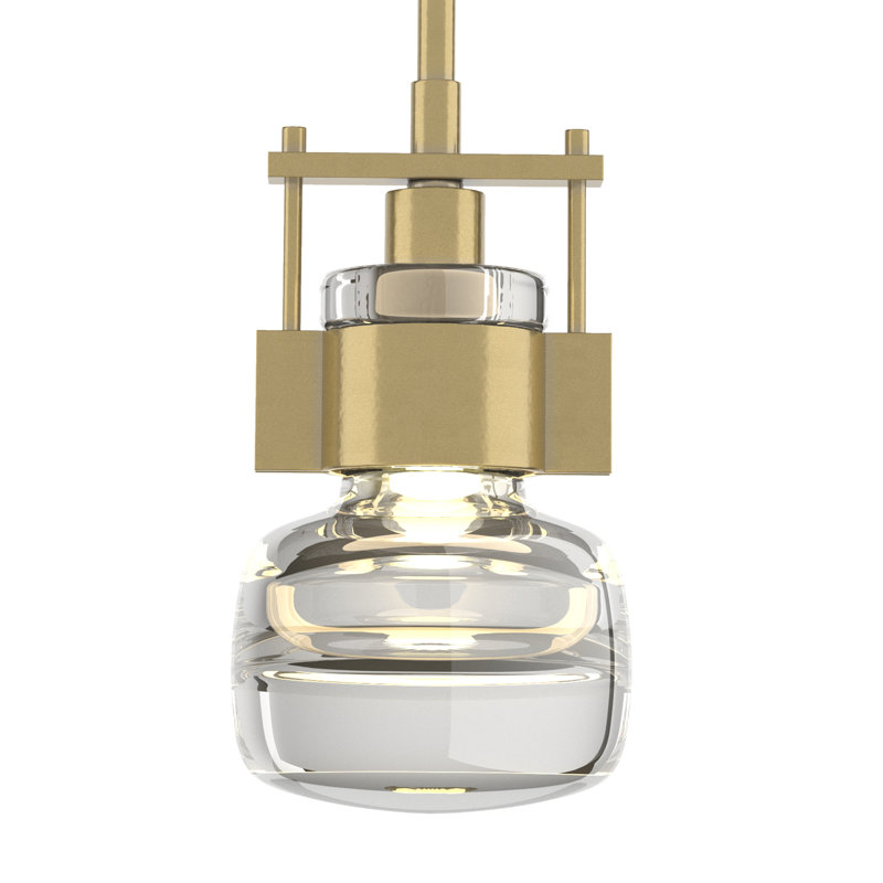 Cuff 1 - Light Single Globe Pendant, Medium, Modern Brass