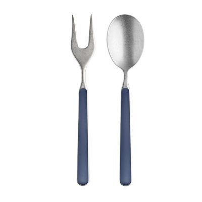 Fantasia Pewter Serving Set - Cobalt