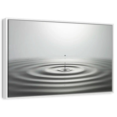 Ondulation de gouttelettes d'eau