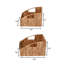 Ensemble de 2 paniers en osier 2 pièces-215241242