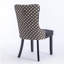 Chaises de salle à manger en velours classique-1301875626
