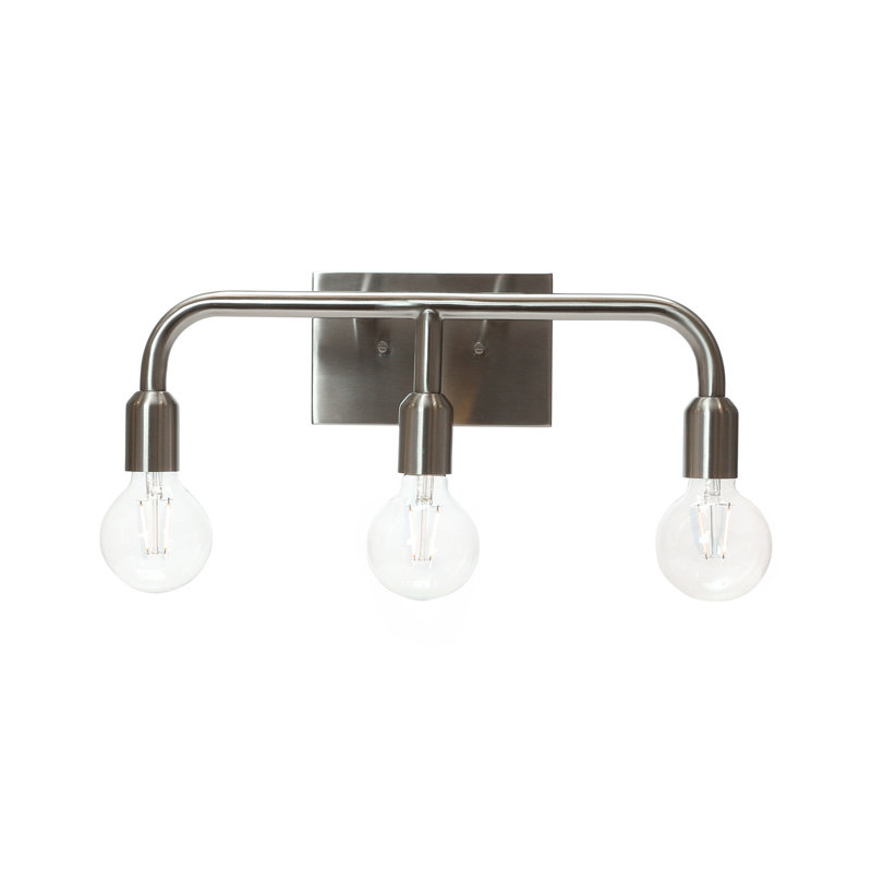 Conar 3 - Light Dimmable Vanity Light, Brushed Nickel