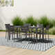 Bette 71'' Rectangular 6 - Person Outdoor Dining Set