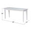 Banc en bois massif Bethanni-603862395