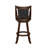 Arushan Swivel Upholstered Faux Leather Counter Stool with Solid Wood Frame-156030095-184404755