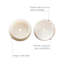 Quincaillerie de placard ronde, paquet de 5, pour tringles de placard standard, blanc - Design House, 182741