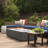 Rectangle Concrete Smokeless Fire Pit Table
