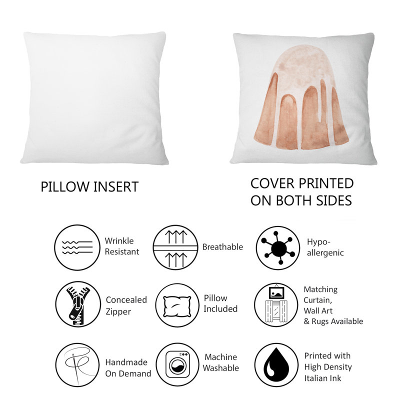 Abstract Throw Pillow