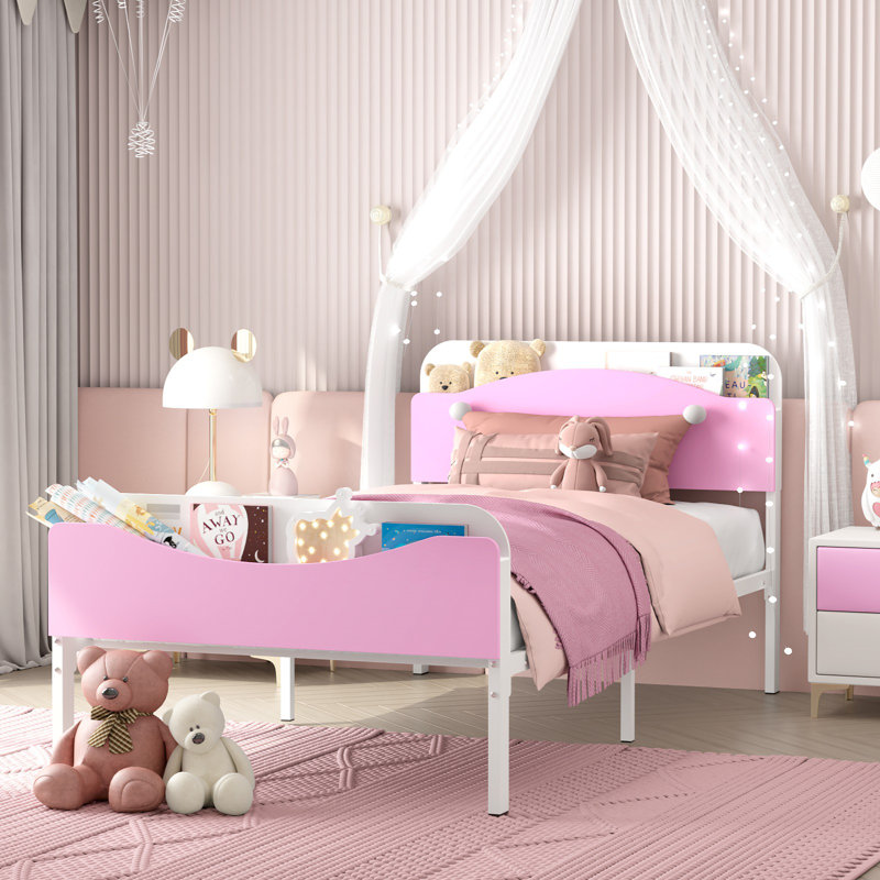Structure de lit simple avec rangement