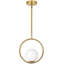 Luminaire suspendu géométrique 1 lumières simple Logue