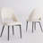 Modern Upholstered Dining Chairs 20" Wide Leather Side Chair with High Back-72357467