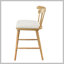 Ensemble de 4 tabourets de comptoir rembourrés en bois Olivia-1571388399-1571388400