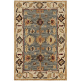 Antiquity Hand-Tufted Blue / Ivory Area Rug