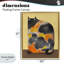 Cadre flottant dilué pour chat Calico, design par Gabriela Avila-460159266-460159265