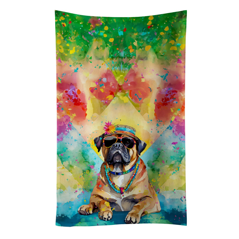 Cane Corso Hippie Dawg Kitchen Towel