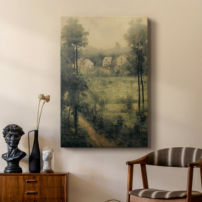 Paysage rétro Lxxxix - galerie Cavas sur mesure, H 12 po x l 8 po