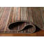 Tapis oriental rayé Gabbeh Kashkoli fait à la main 6 x 8