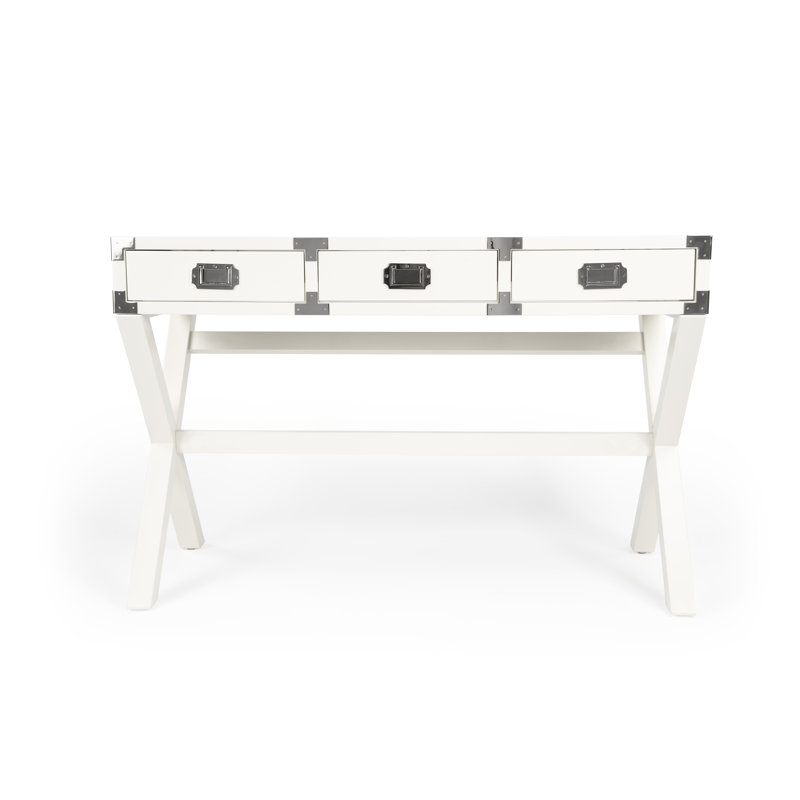 Anew Campaign Writing Desk, White