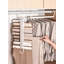 Cintre pour pantalons pliable en acier inoxydable-1393596802