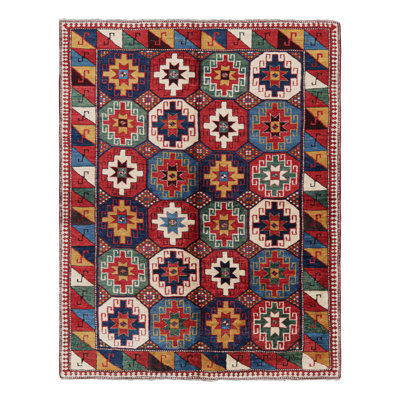 One-of-a-Kind 6'8”x8'5” Hand Knotted Area Rug