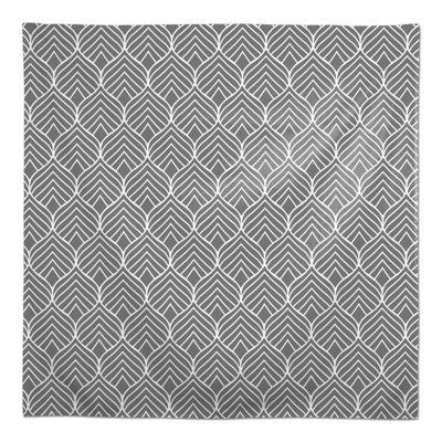 Geo Leaf Pattern Blue 2 Tablecloth