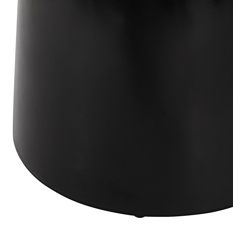 Ensemble de tables d'appoint d'extérieur, Noir