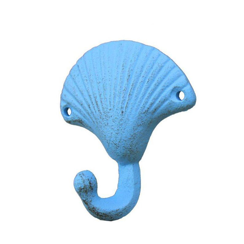 Metal Wall Wall Hook, Light Blue