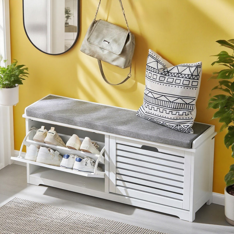 8 Pair Shoe Storage Bench