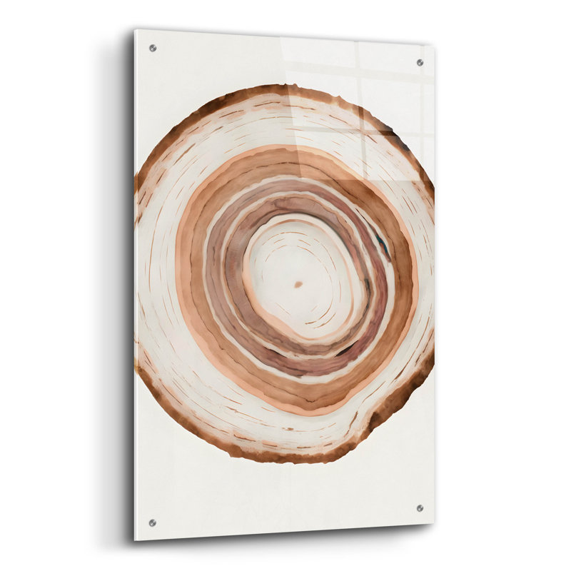  «Nature Inspired 6» par Petals Prints Design, art mural en verre acrylique, 16 po x 24 po, H 36 po x l 24 po x P 0,2 po