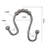 Shower Curtain Hook (Set of 12)