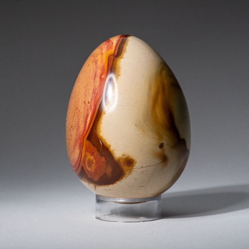 Genuine Polished Polychrome Egg from Madagascar (0.85 Lbs)