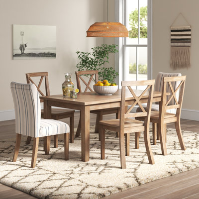 Ensemble de salle à manger extensible pour 6 personnes Fergerson