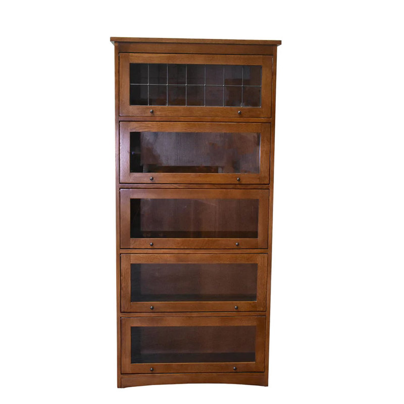 Bibliothèque standard en bois massif H 79,25 "x l 36" Schaffer