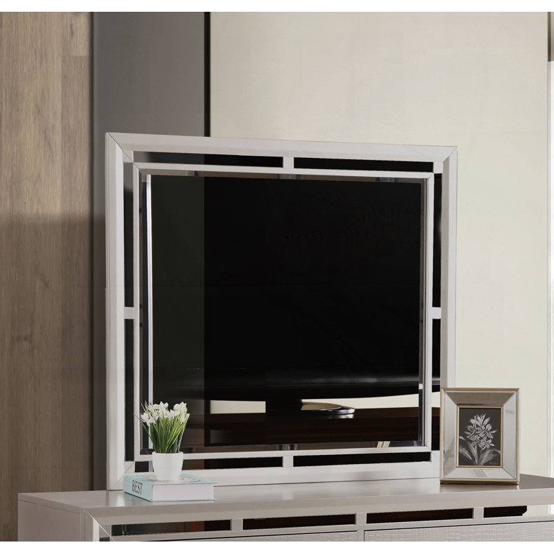 Miroir argenté
