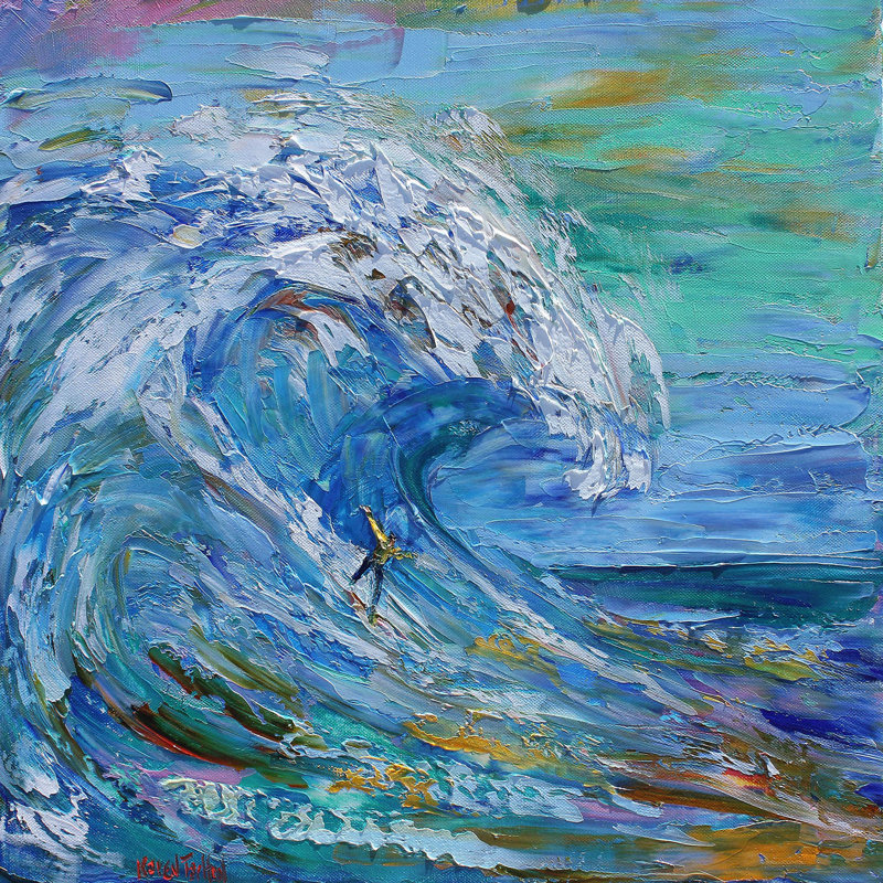 Ensemble de housse de couette en microfibre DiaNoche par Karen Tarlton - Catch a Wave