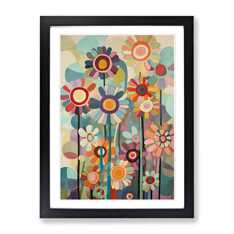 FRM-V0523-971X Flowers Retro Vol.2 - Picture Frame Print