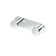Glamour Wall Mounted Towel and Robe Rack with 2 Hooks